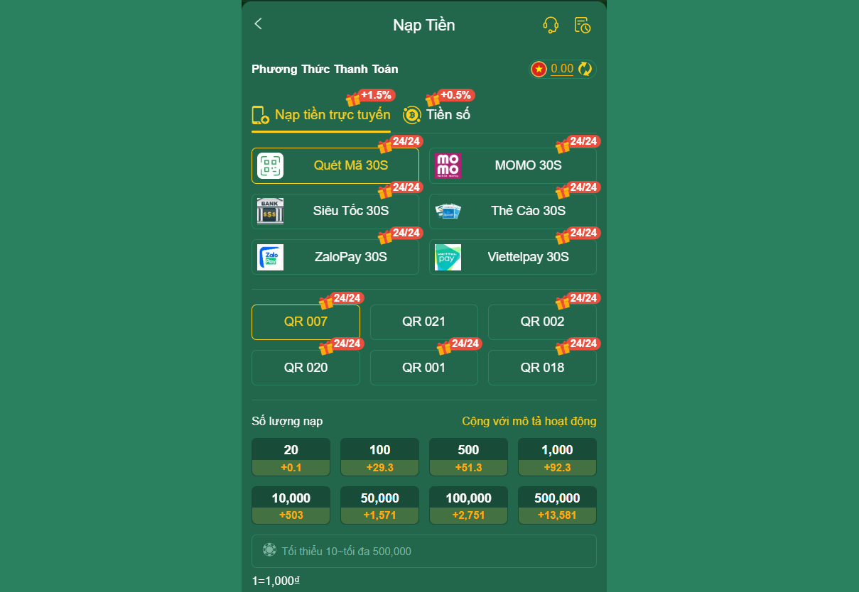 Hướng Dẫn Nạp Tiền EV88 Cực Nhanh, An Toàn 2 Nạp tiền EV88 bằng phương thức chuyển khoản ngân hàng quét mã QR