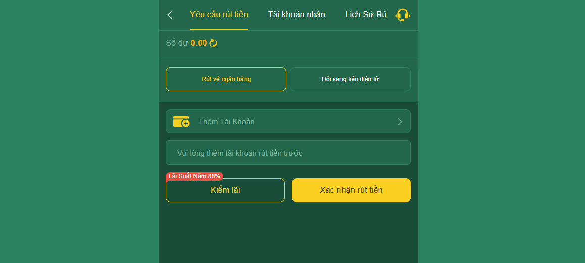 Hướng Dẫn Rút Tiền EV88 Đơn Giản Trong 1 Phút 4 Xác nhận rút tiền EV88 và đợi 1 phút để nhận thanh toán